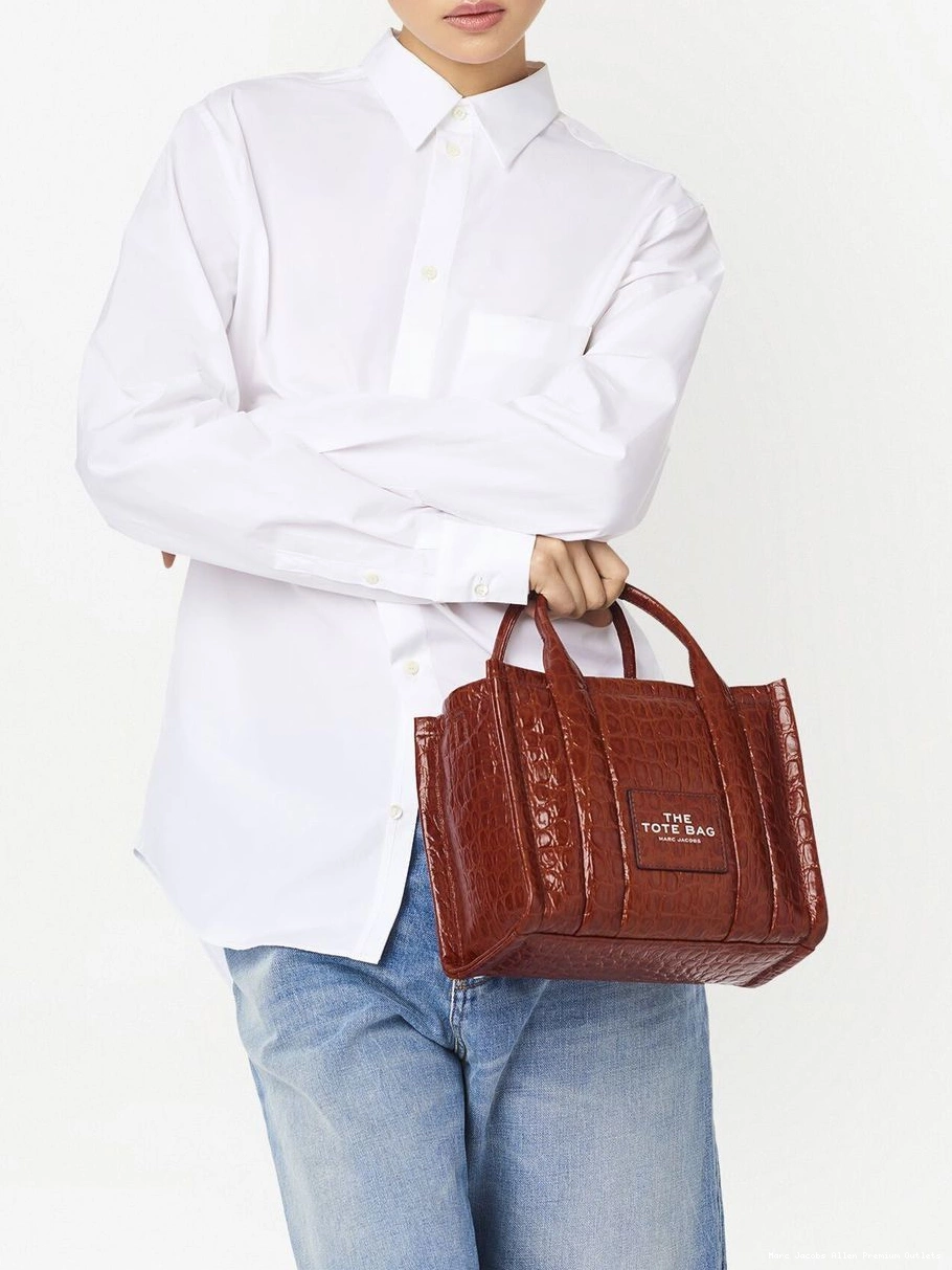 Affordable bag Small Marc Tote Jacobs The Women Croc-Embossed 0709